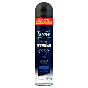 Imagem de Desodorante Aerosol Suave Men Invisible 48 horas de Proteção 200ml