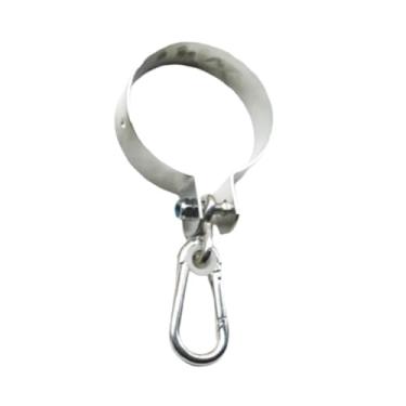 Imagem de KiBcsLic Gancho de balanço resistente para áreas externas, fácil de usar, anel de suspensão, rede, saco de areia, gancho para playground, Diâmetro 120mm