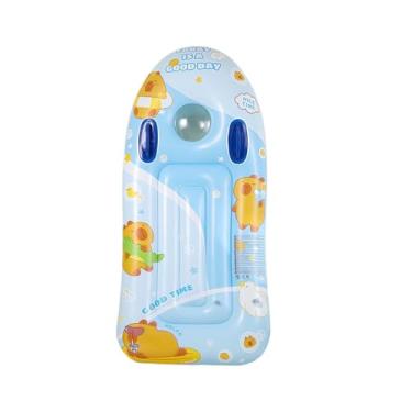 Imagem de menolana Prancha de surfe inflável com alças, almofada flutuante para natação, brinquedo leve e divertido para crianças, prancha de surfe para festa na praia, Capivara