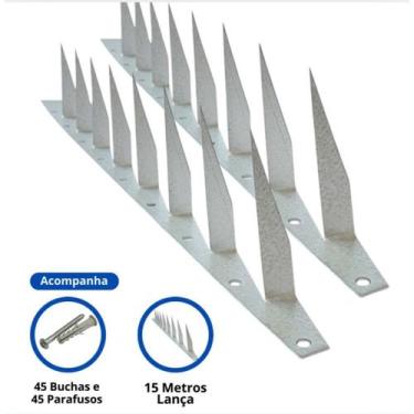 Imagem de 15 Metros de Lança Simples Para Muro Modelo Mandíbula Alto Perfurante 