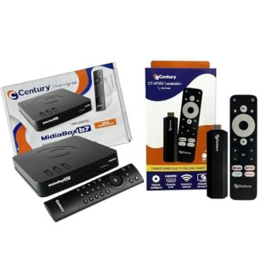Imagem de Receptor Smart TV + Receptor Midiabox B7