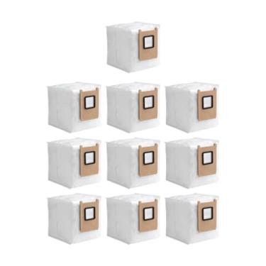 Imagem de KiBcsLic 10x Sacos de pó para aspirador de pó Peças para eletrodomésticos Coletor de lixo Sacos de para aspirador de automático E28 Robô Varredura de chão