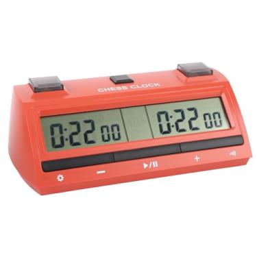 Imagem de Asixxsix Relógio de Xadrez Digital, Concorrência do Timer de Xadrez Específico de Xadrez Timer de Jogo de Tabuleiro Com Função de Alarme, Configurações Flexíveis de Tempo