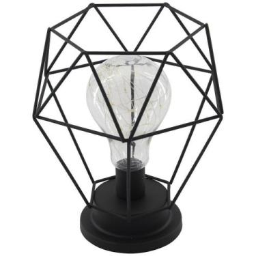 Imagem de Luminária Vintage Decoração Industrial Luz De Led Amarela - Gici Decor