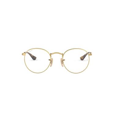 Imagem de Armação para Óculos Ray-Ban Round Metal 0RX3447V 2500 Tam 50 / Ouro