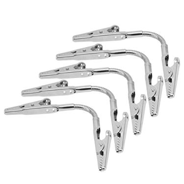 Imagem de Zerodis Double Head Memorando Clamp/Holder Sturdy Durável Metal Photo Solter para Decoração de Escritório de Partes do Aniversário de Casamento (5pcs)