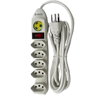 Imagem de Filtro De Linha - 5 Tomadas - Tripolar - B-max