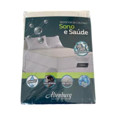 Imagem de Protetor Colchão Impermeável Com Elástico Casal Altenburg, Branco, Pol
