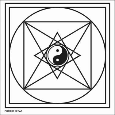 Imagem de Placa ou Gráfico Radiônico Pirâmide de Tao 17X17 EM PVC 19X19 CM - no-