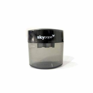 Imagem de Apontador Com Depósito Duplo Oval Sky Papper - Skypaper, Preto