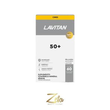 Imagem de Suplemento Alimentar Lavitan 50+ 60 Comprimidos - Cimed