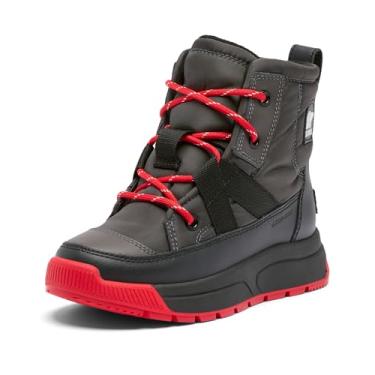 Imagem de Sorel Bota de neve unissex infantil Whitney Iii Mid impermeável, Jet/preto, 21