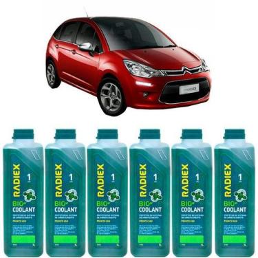 Imagem de Kit aditivo radiador bio coolant pronto para uso verde - citroen c3 - 