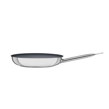 Imagem de Frigideira Rasa Tramontina Professional Em Aço Inox Com Fundo Triplo E Revestimento Int...