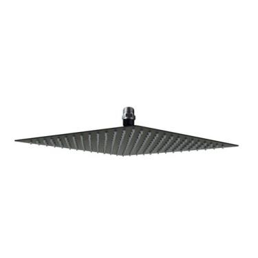 Imagem de Ducha Chuveiro Inox 304 30x30 cm Preto Fosco com Niple de Teto - AMG M
