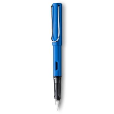 Imagem de LAMY AL-star oceanblue - Caneta tinteiro com grip ergonômica e pena de aço preta M - corpo de alumínio leve - incluindo cartucho azul LAMY T 10