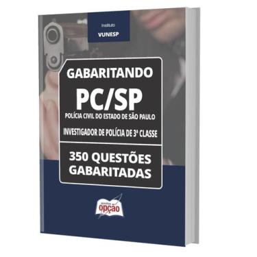 Imagem de Caderno Testes Pc Sp 2023 - Investigador De Polícia 3 Classe - Apostil