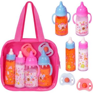 Imagem de Conjunto de alimentação para bonecas fash n kolor My Sweet Baby 6 peça
