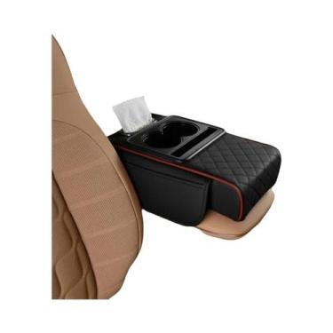 Imagem de Almofada Universal Para Apoio De Braço De Carro Com Bolso Lateral Prot