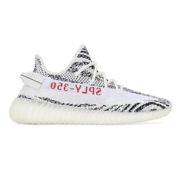Imagem de adidas Yeezy Boost 350 V2 Zebra - CP9654, Branco, preto e vermelho, 5.5