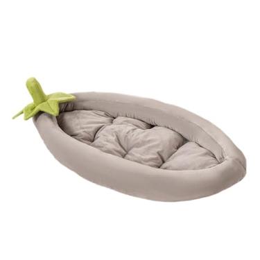 Imagem de Bothyi Cama para cães e gatos, almofada para canil de estimação, lã antiderrapante, fundo lavável, caixa para cachorro, cama para gatinhos, almofada calmante, M