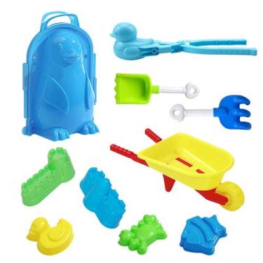 Imagem de 10 pçs neve bola de neve fabricante clip maker animal em forma de cast