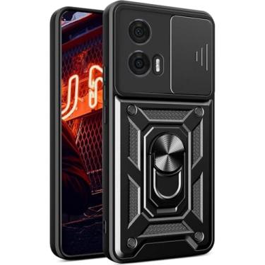 Imagem de Capa Para Motorola Moto Edge 50 Fusion 5G (Tela 6.7) Robusta Anti Impacto Com Proteção Para Camera (Preto)