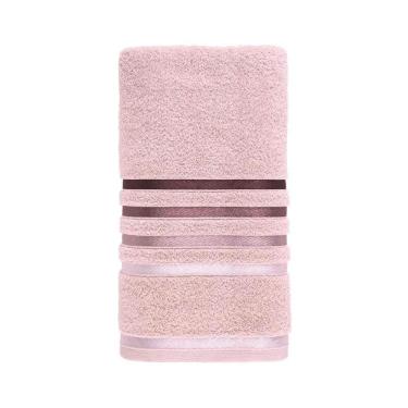 Imagem de Toalha Banhão Karsten Rose Fio Penteado Lumina 86cm x 1,50m