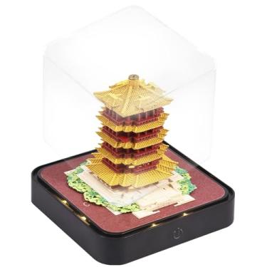 Imagem de Calendário de mesa 2025 com luzes de LED, calendário de cronômetro, bloco de notas de arte de entalhe em papel 3D, bloco de notas destacável, artesanato de escultura em papel DIY para escola/casa