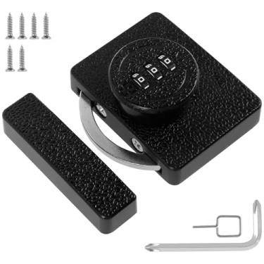 Imagem de Fechadura de combinação de armário sem chave, liga de zinco, 3 dígitos, gaveta, senha, faça você mesmo, instale o armário, fechadura com código de acesso, fechadura de combinação de armário