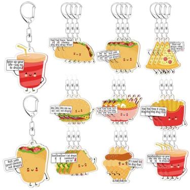 Imagem de Huquary 27 peças de chaveiros de fita vermelha semanal a granel sem drogas fita vermelha conscientização semana antidrogas presente para sala de aula estudantes sobreviventes caridade arrecadação de