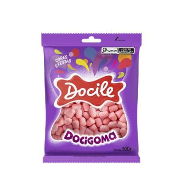 Imagem de Bala de Goma Cores e Festas Rosa - Docile.com.br