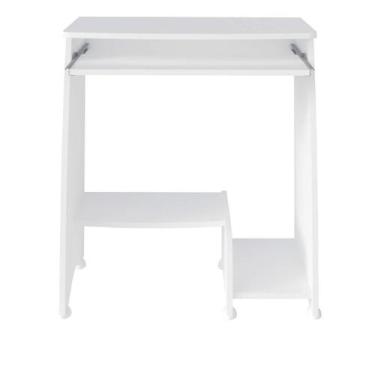 Imagem de Mesa Escrivaninha para Computador com Prateleira Retrátil Pixel - ARTE