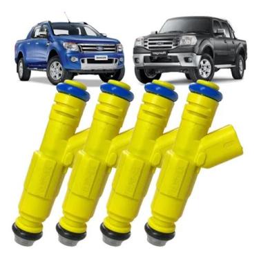 Imagem de Kit 4 Bicos Injetores Ford Ranger 2.3 16v 2011 0280156205 - Bosch