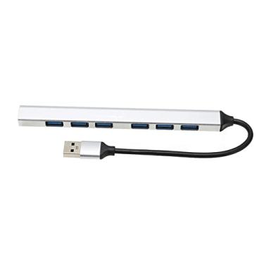 Imagem de Acouto Portátil USB 3.0 Hub Ultra Slim Aluminium 7 Portas Adaptador de Extender para Laptops e Tablets