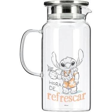 Imagem de Tuut, Linha Disney, Jarra de Vidro com Tampa, Stitch, 1,8L