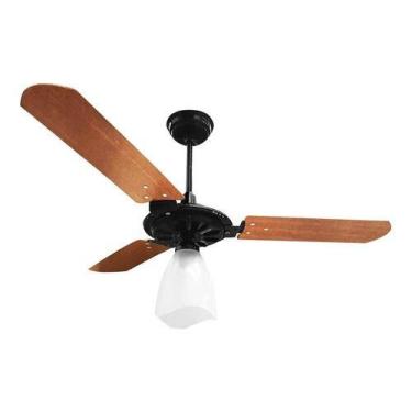 Imagem de Ventilador de Teto Yris Ventex Preto/Mogno, 220V
