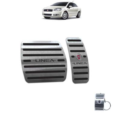 Imagem de Pedaleira Automático Fiat Linea 2009 A 2016 Preto