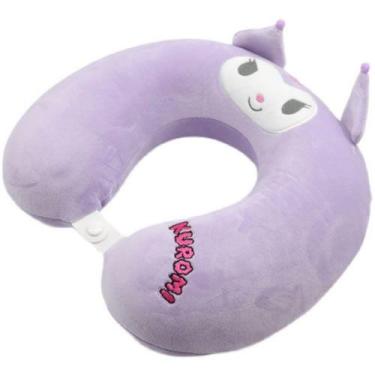 Imagem de Almofada de Pescoço Fofa Pillow Viagem Kuromi Sanrio Miniso