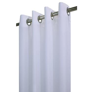 Imagem de Painel de cortina Seascapes Grommet para ambientes externos Par cada 127 x 213 cm branco