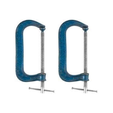 Imagem de Grampo Sargento Tipo "C" Para Marceneiro 3 Polegadas Eda 7UX 75MM Ideal Para Fixação De Madeiras E Peças