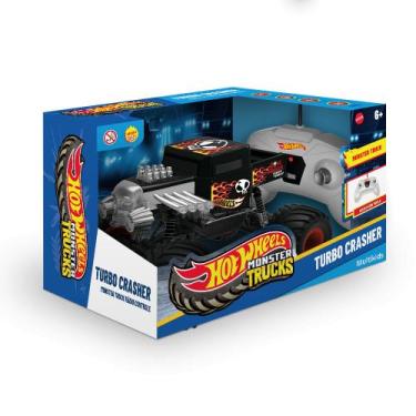 Imagem de Monster Truck Turbo Crasher de Controle Remoto Hot Wheels 1:24 Multiki