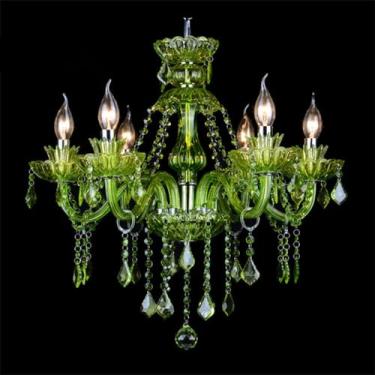 Imagem de Lustre de cristal europeu de luxo para sala de estar, sala de jantar, quarto, villa, hotel, ktv, bar, lustre (8 luzes)