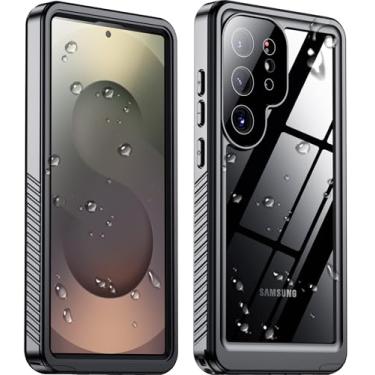 Imagem de Justcool Capa para Samsung Galaxy S25 Ultra, IP68 à prova d'água [tela integrada e protetor de lente] [3 m à prova de choque] Capa protetora resistente totalmente selada para Galaxy S25 Ultra 6,9