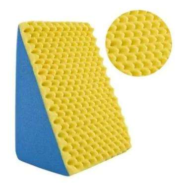 Imagem de Encosto Terapeutico Triangular para Encostar Conforto Ortopedico, Anti Refluxo Suave, Perfeito para Leitura(Travesseiro Triangular)