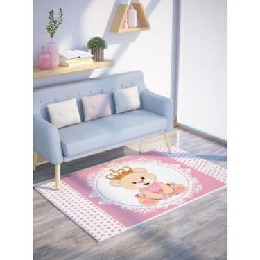 Imagem de Tapete Infantil Antiderrapante Divertido Para Quarto 1,0x1,40m Varias 
