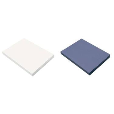 Imagem de Papel de construção Prang White & Blue 9x12 100 folhas
