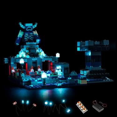 Imagem de LocoLee LED Light Kit for Lego Minecraft The Deep Dark Battle 21246 (NOT Include The Lego Set), Decor Lighting Compatible with Deep Dark Battle Warden for Fans - NOT Included Model, Just Lights