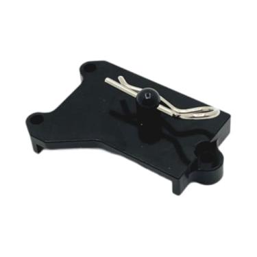 Imagem de Yunhgft Servomotor de Carro RC de Liga de Alumínio, Fixação de Assento Servo, Peça de Reposição de Bateria, Compatível com Carros RC 1/1, Preto