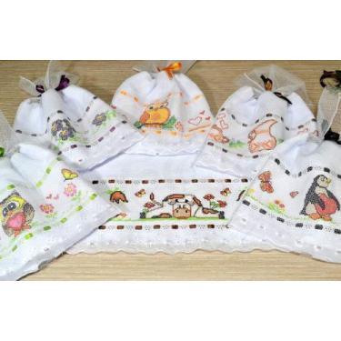 Imagem de Pano de Prato Individual Bordado em Ponto Cruz - Arte & Tear